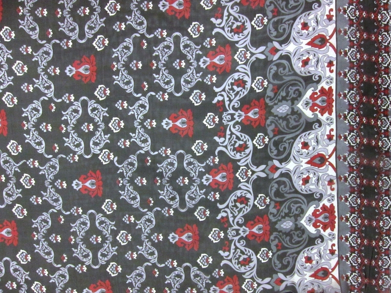 Printed Silk Chiffon0