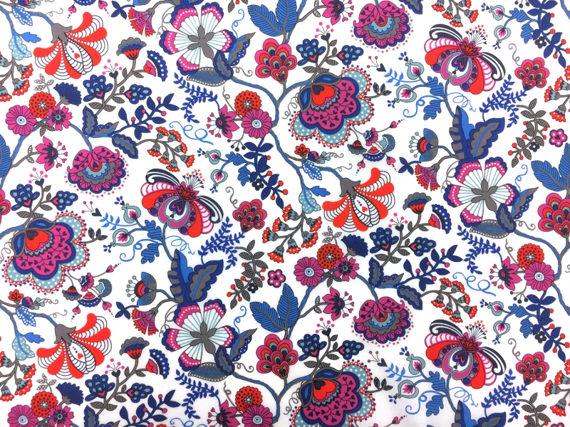 Liberty of London Cotton Lawn Paisley Print0