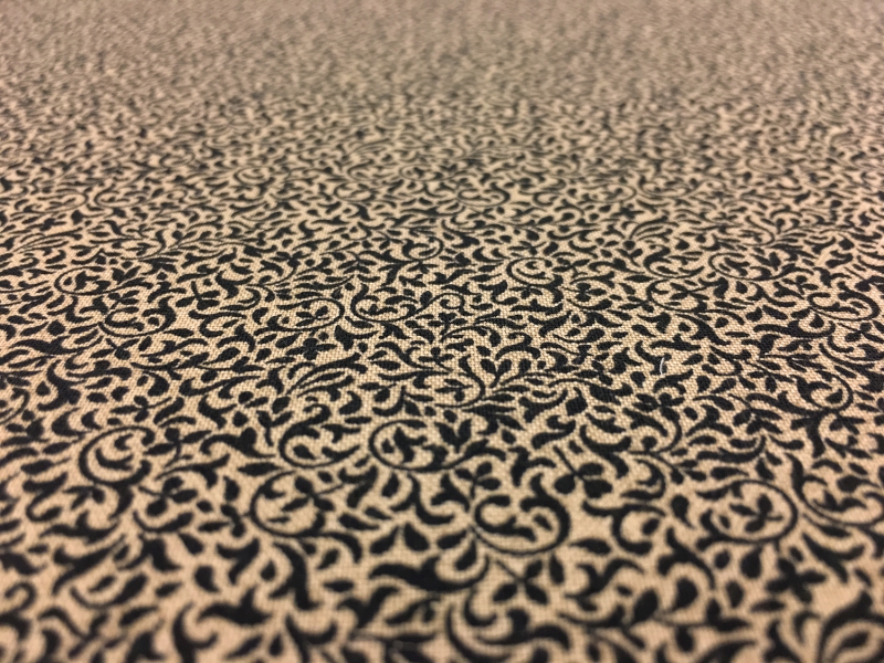 Cotton Print With Small Ornamental Pattern2