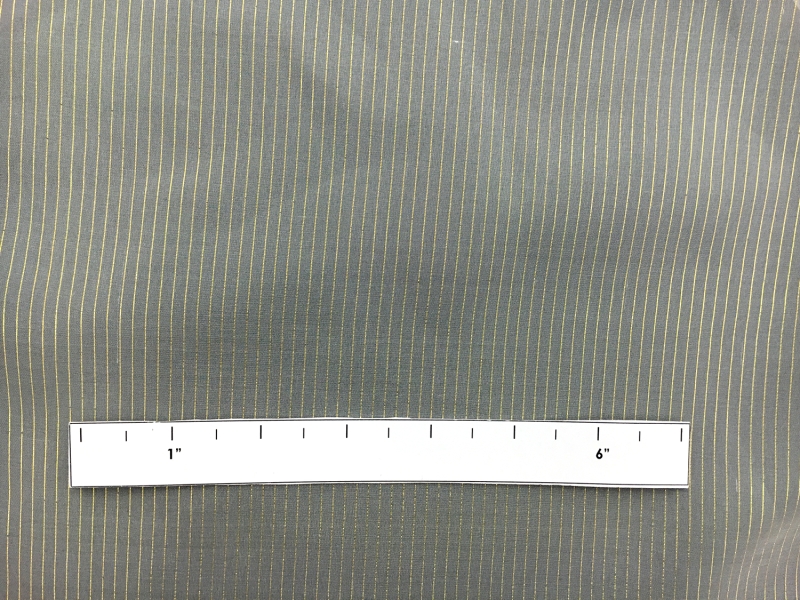 Gold Metallic Striped Silk Chiffon1