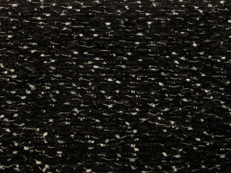 Viscose Cotton Lurex Tweed0