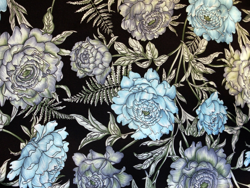 Printed Silk Charmeuse1