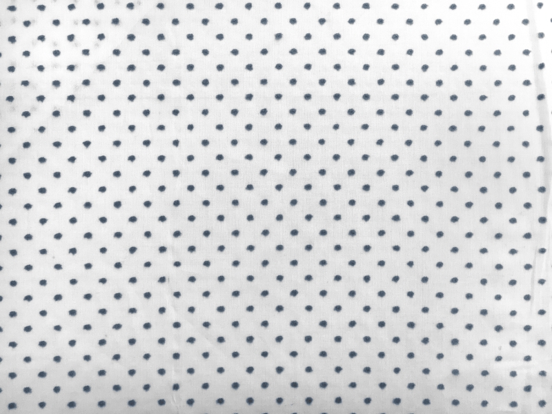 Swiss Cotton Plumetis in Grey on White2