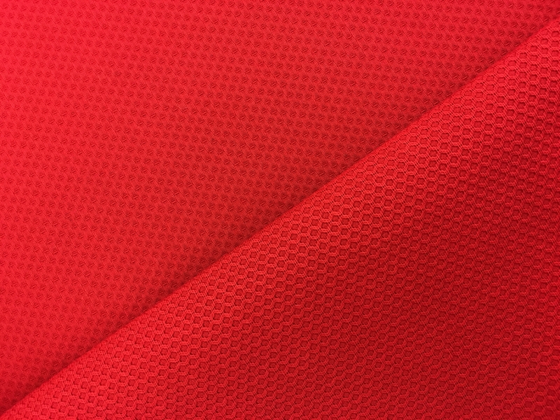 Italian Cotton Lycra Pique in Red1