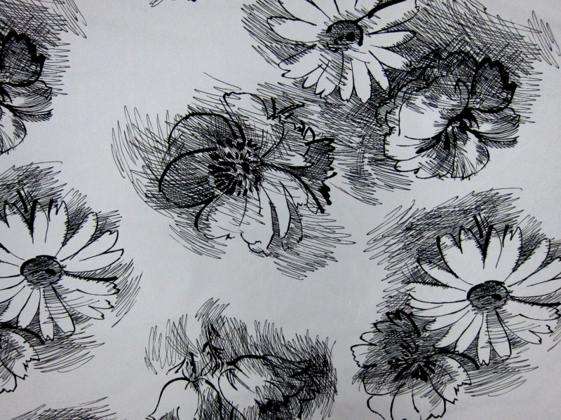 Silk Blend Dounle Jacquard0