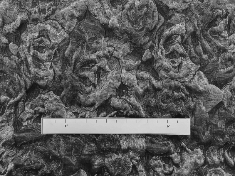 Polyester Blend Metallic Cloqué with Heavy Texture 1