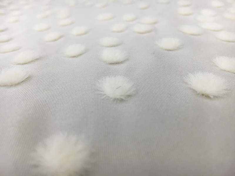 Silk Faille with Polka Dot Flocking0