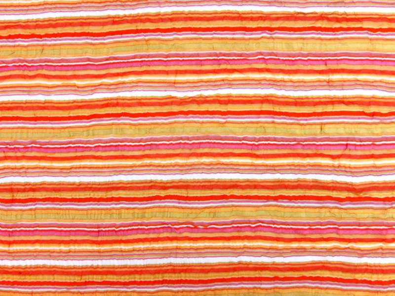 Printed Satin Stripe Chiffon0