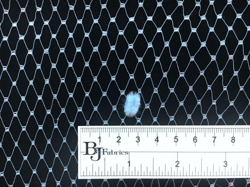 Birdcage Net with Poufs in Baby Blue1