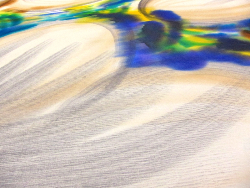 Hand Painted Silk Chiffon1