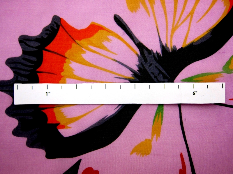 Silk Chiffon in Butterfly Print1