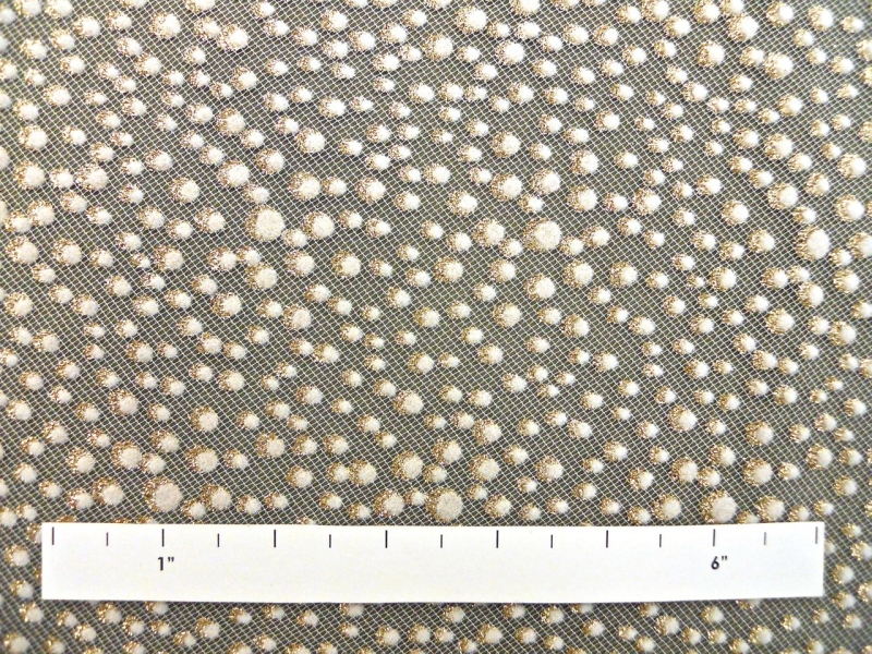 Metallic Flocked Tulle1