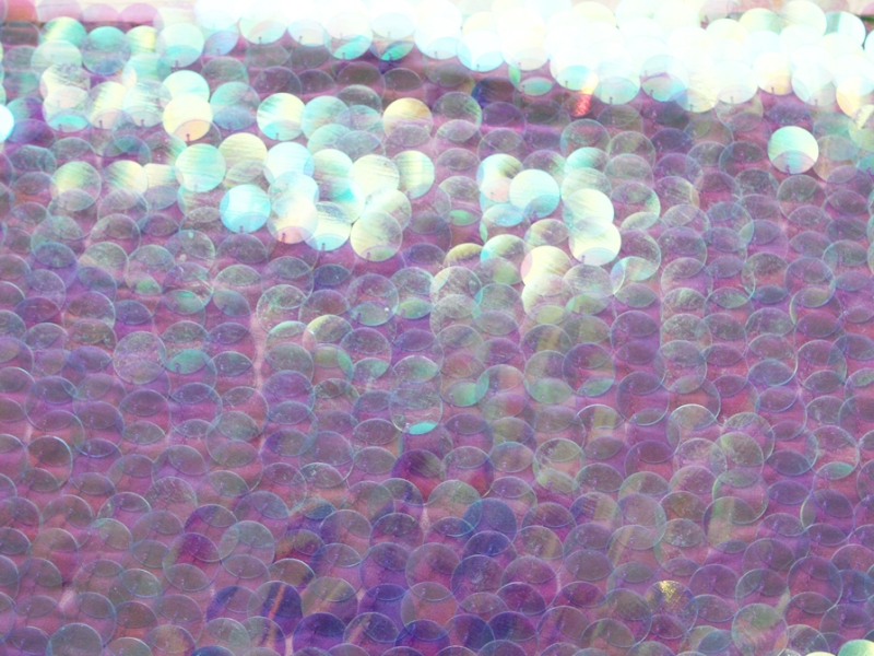 Paillettes on Silk Chiffon0