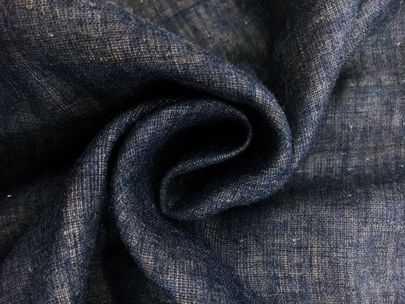 Double Face Cotton Gauze in Denim1