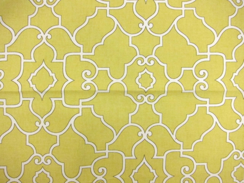 Cotton Canvas Windsor Deco Print0