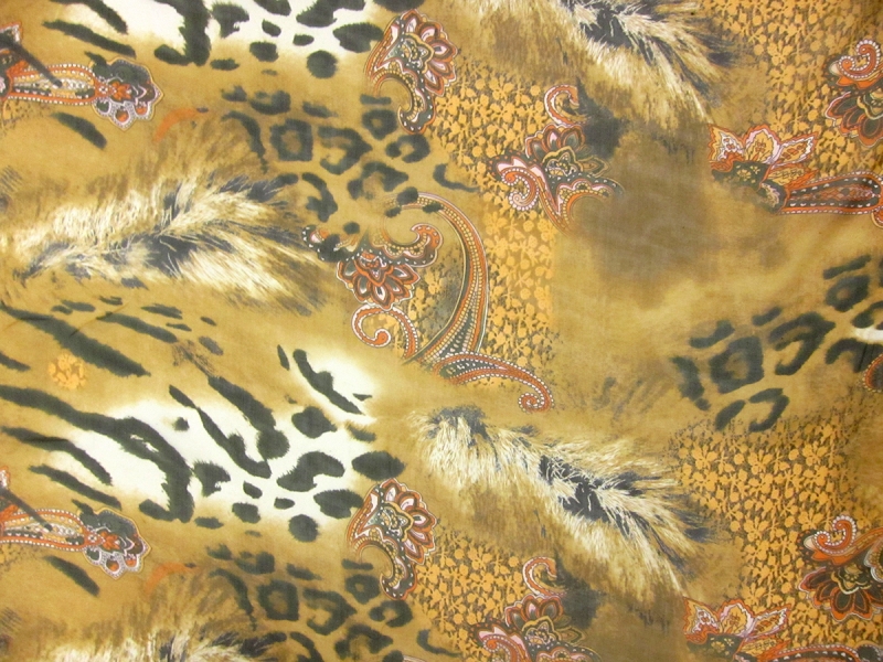 Printed Silk Chiffon0