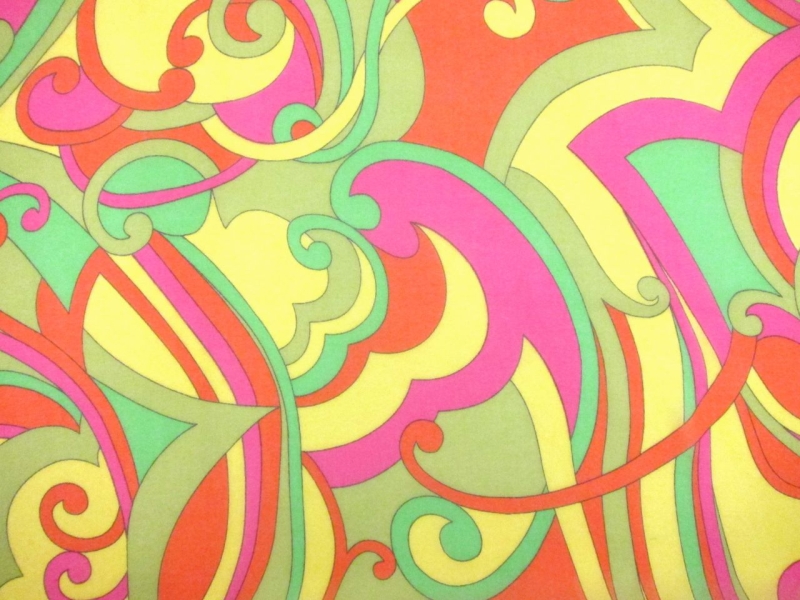 Printed Silk Chiffon0