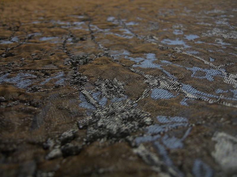 Metallic Silk Blend Lamé Organza Cloqué Panel2