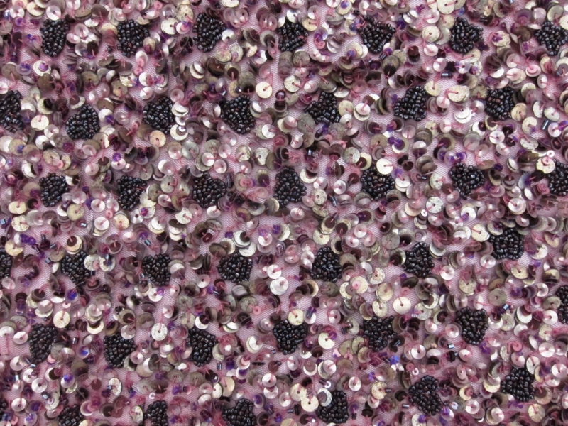 Sequins and Beading on Tulle0