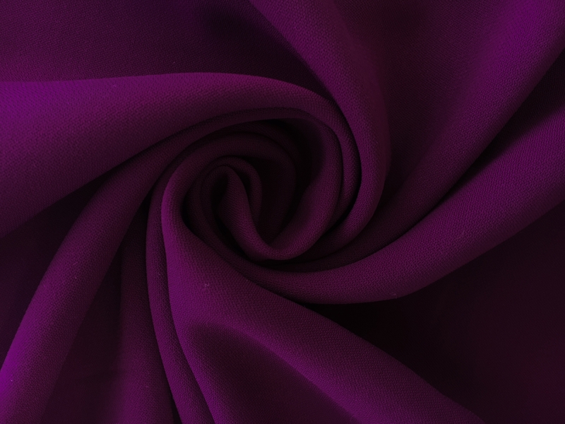 Polyester and Spandex Stretch Crepe in Concord 0