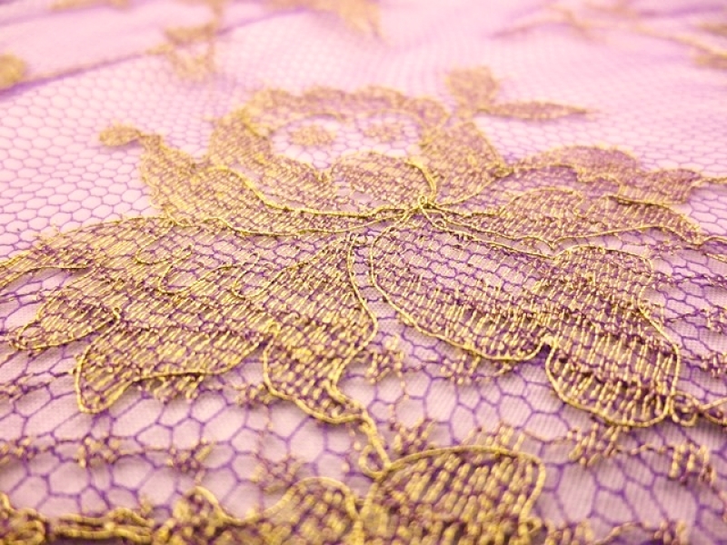 Metallic Chantilly Lace2