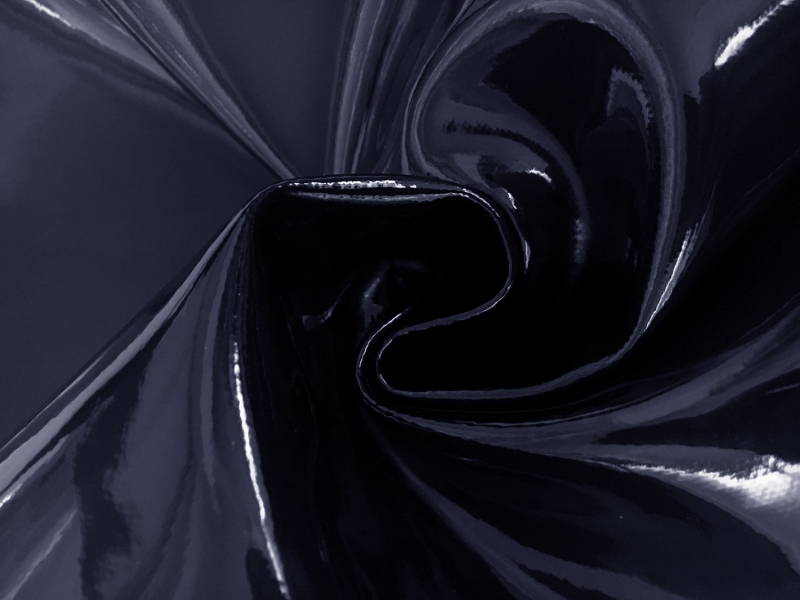 Upholstery Wetlook Vinyl in Navy1