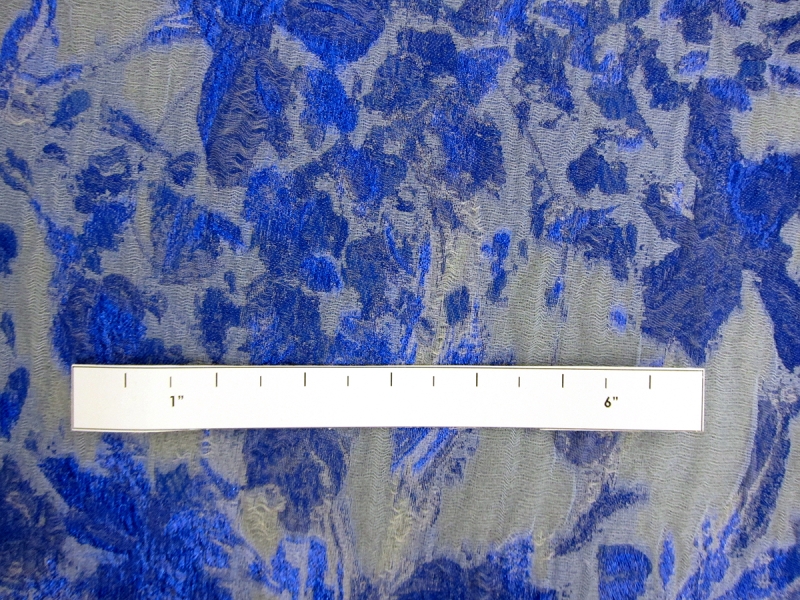 Silk Blend Metallic Fil Coupé Organza Cloqué Panel2