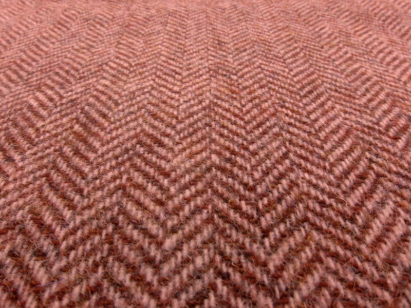 Wool Harris Tweed in Blush2