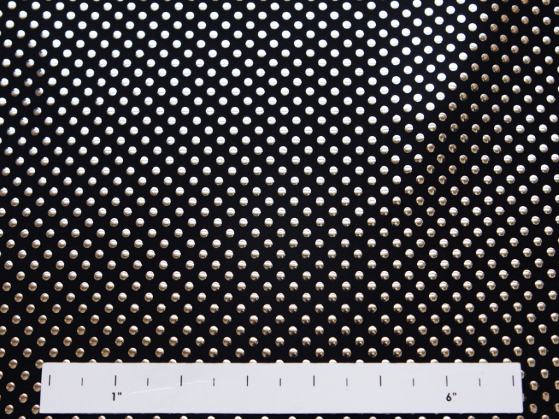 Poly Spandex with Metallic Dots1