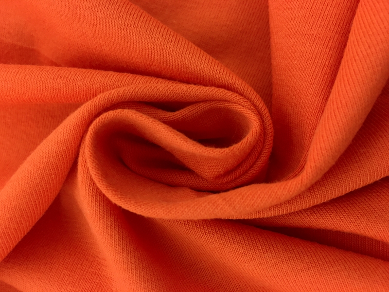 Laguna Cotton Spandex Jersey in Tangerine1