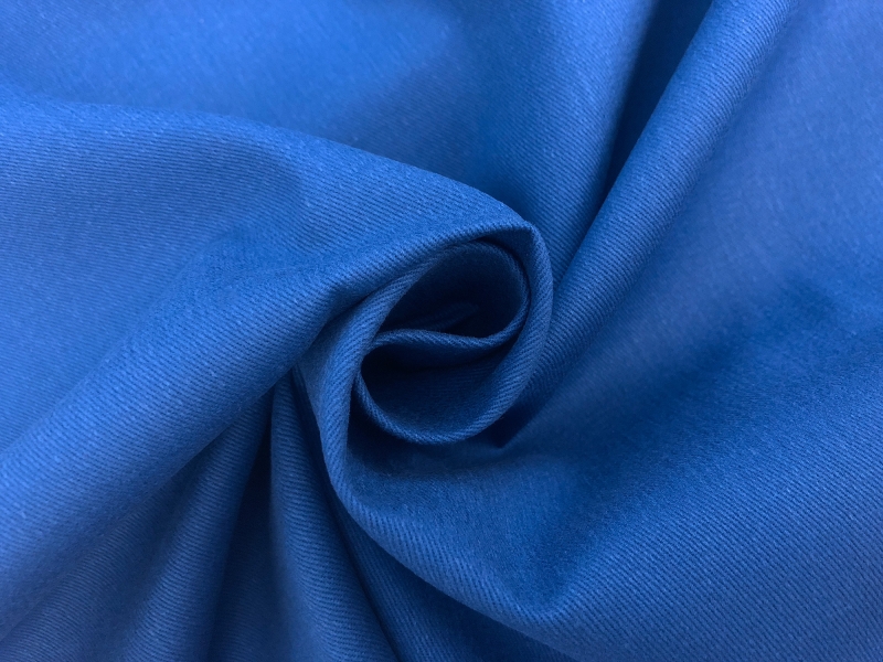 7oz Sanded Cotton Twill in Royal Blue 1