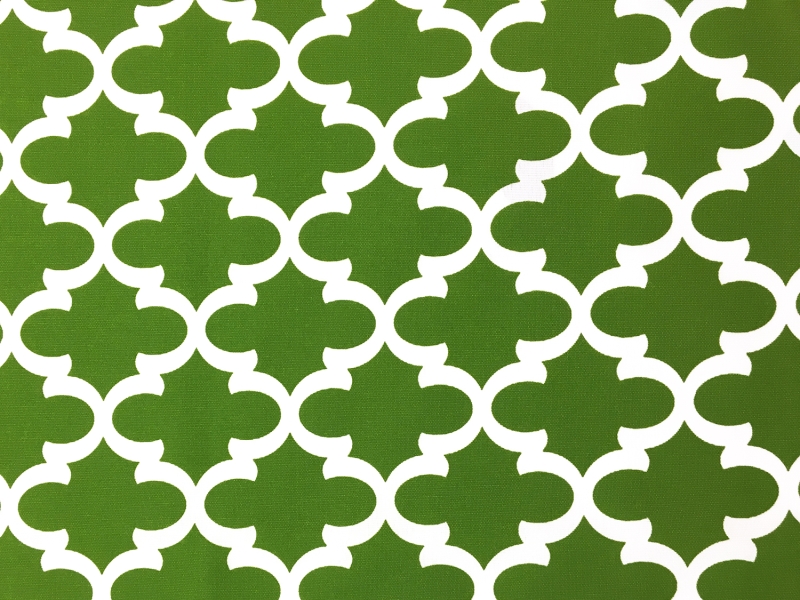 Outdoor Spun Polyester Canvas with Geometric Print 0