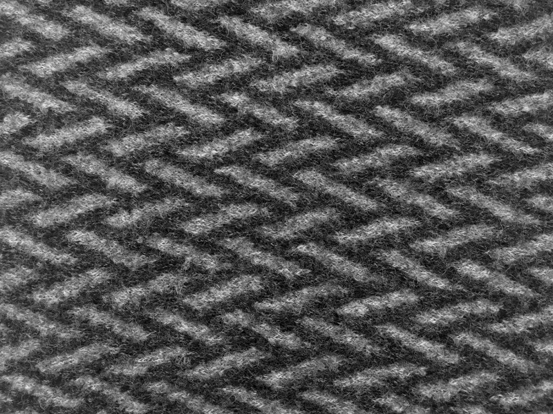 Virgin Wool Knit Herringbone0