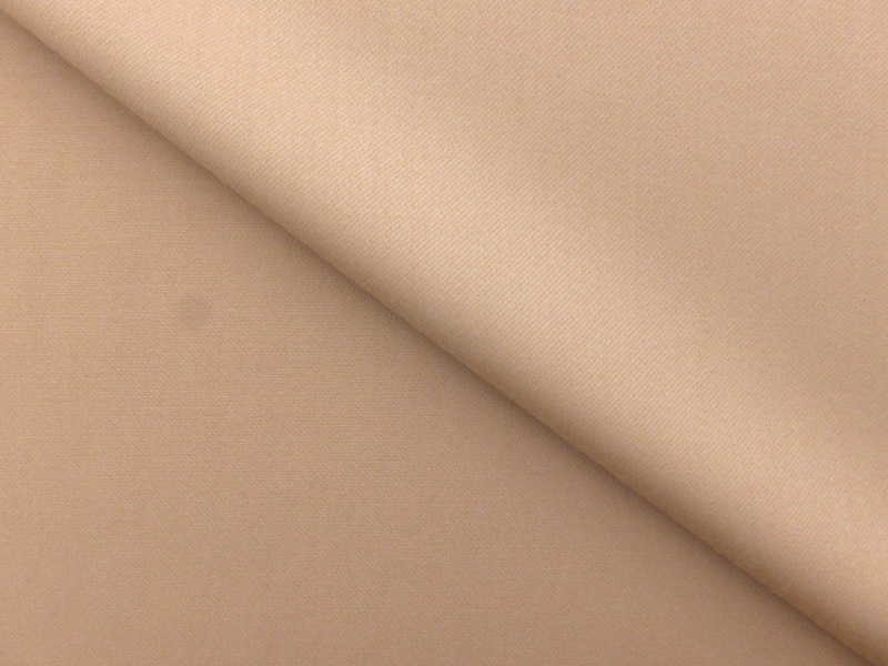 Italian Wool Satin Faille in Sand0