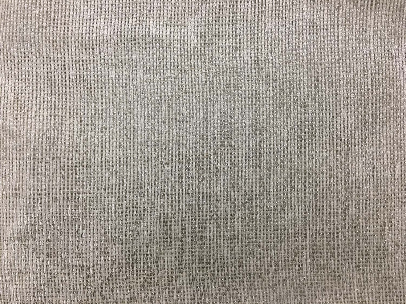 Cotton Lurex Mesh In Silver0