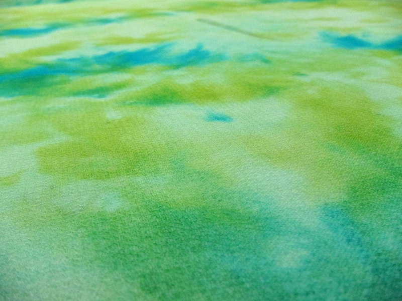 Hand Painted Silk Chiffon1