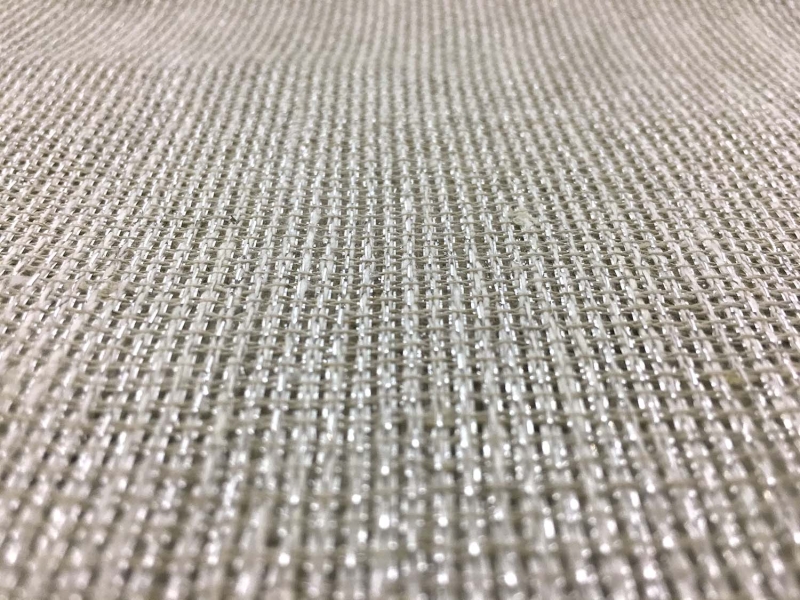 Cotton Lurex Mesh In Silver1