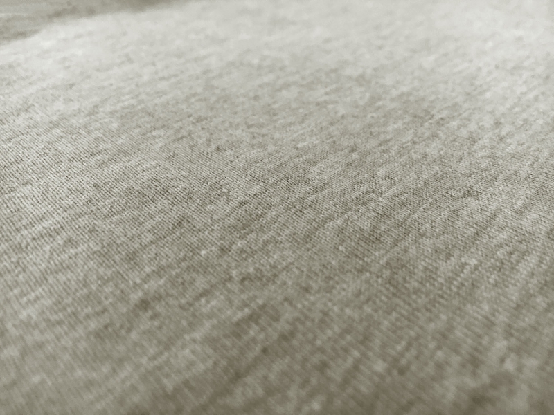 Hemp and Organic Cotton Jersey in Heather Grey0