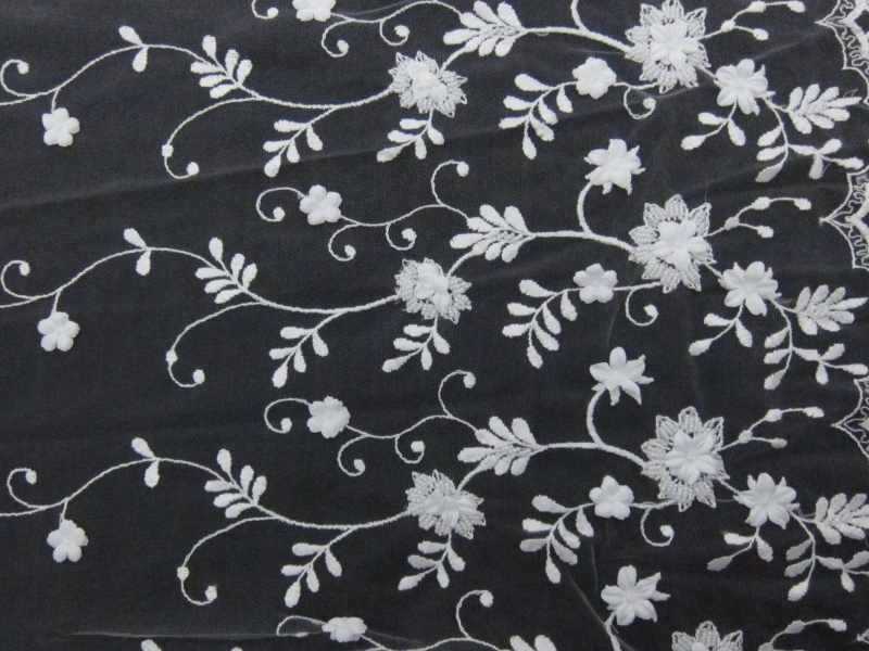 Beaded Embroidered Illusion0