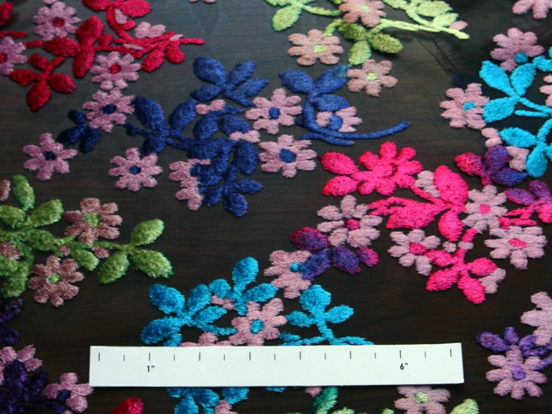 Silk Rayon Burnout Velvet1