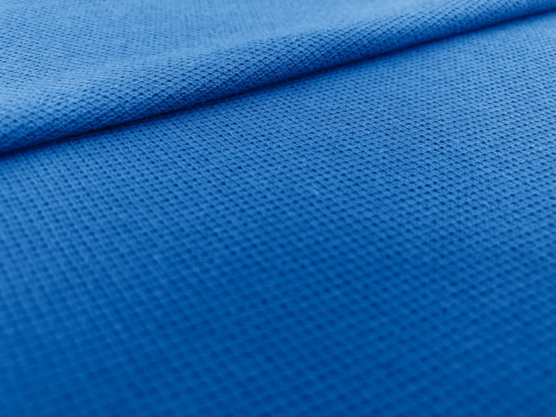 Japanese Cotton Pique Knit in Blue0