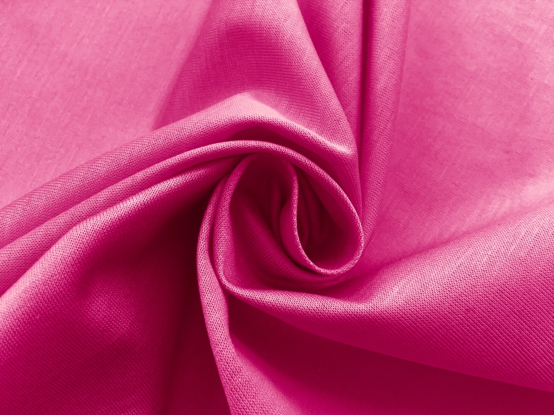 Italian Cotton Jersey in Fuschia 1