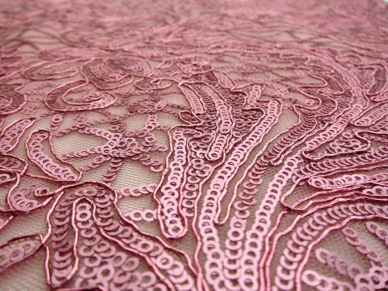 Tulle with Sequins and Cording2