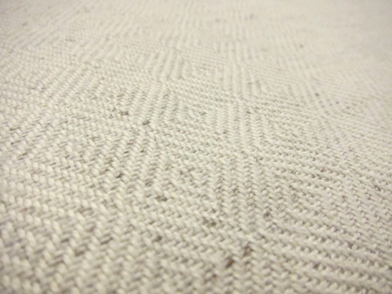 Bamboo and Linen Dobby Upholstery in Oatmeal0