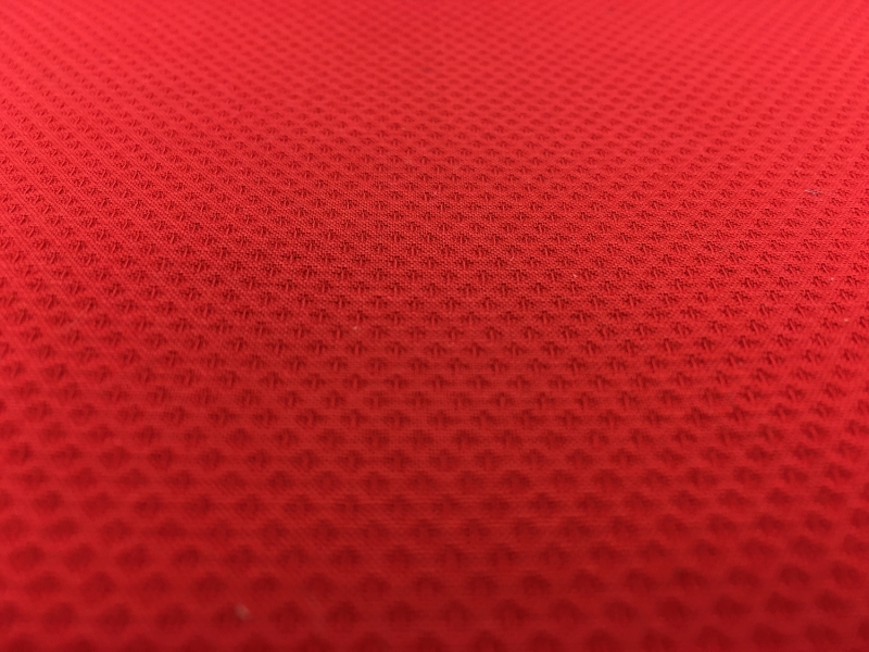 Italian Cotton Lycra Pique in Red0