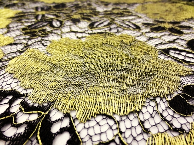 Metallic Chantilly Lace2