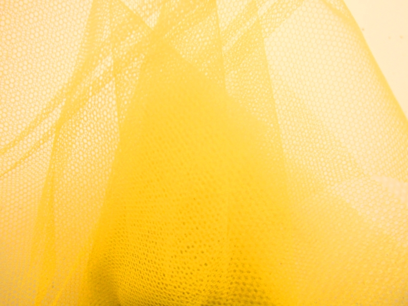Italian Nylon Tulle in Giallo1