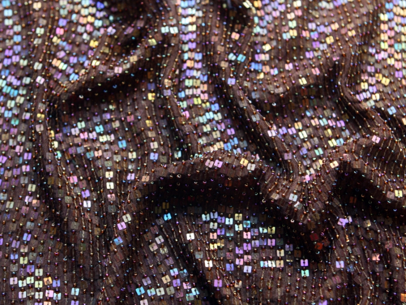 Sequins on Silk Chiffon3