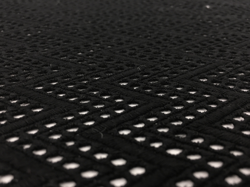 Cotton Eyelet With Zig Zag Pattern2