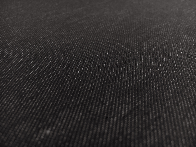 Denim Look Cotton Blend 4 Way Stretch in Black2